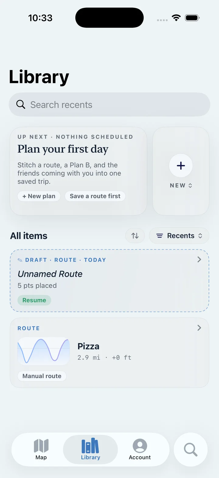 AspectAvy library of routes, plans, and trips